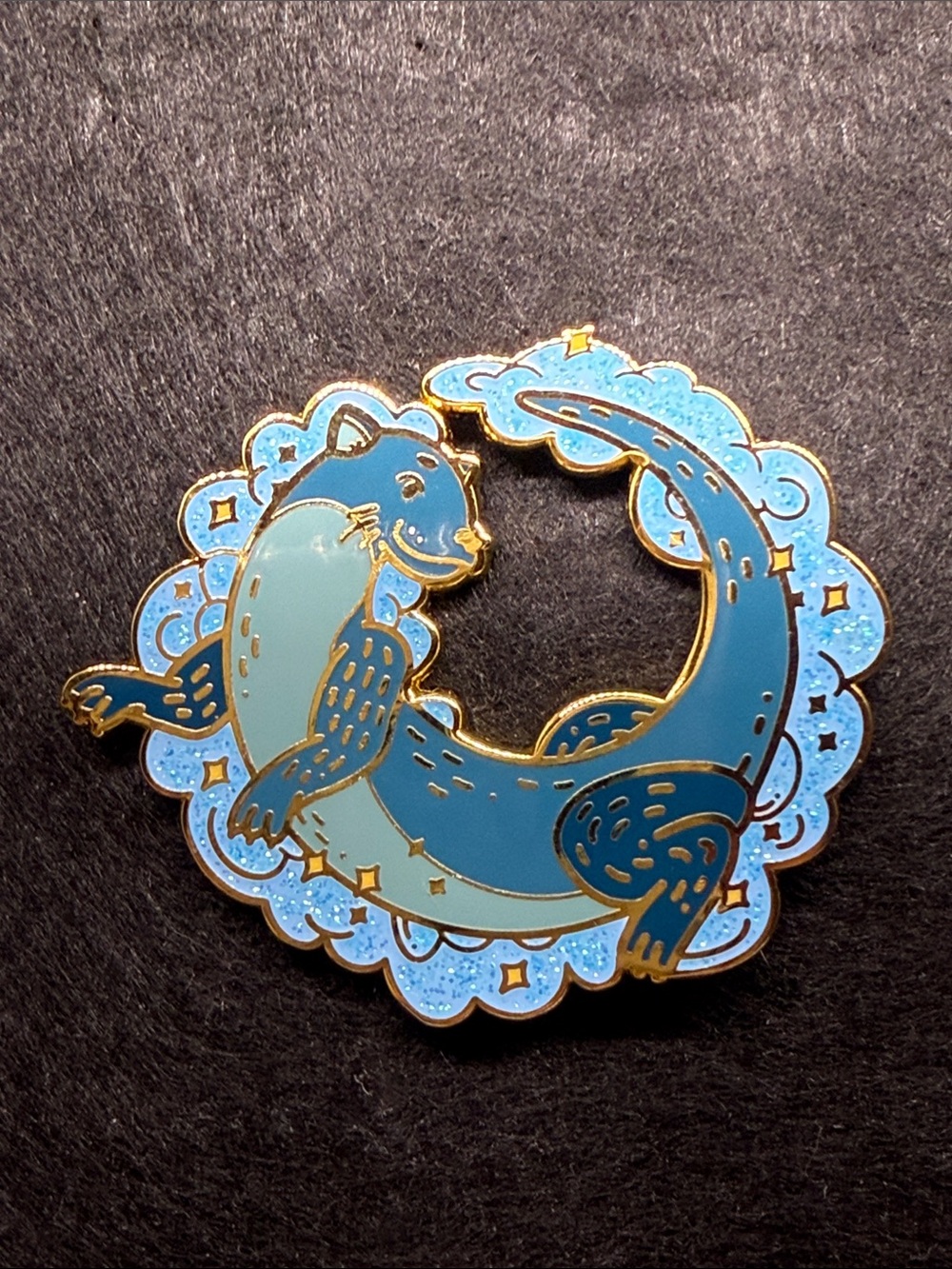LitJoy Otter Magical Animal Familiar Critter Collection Enamel Pin Brooch